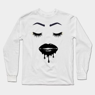 lashes and lips Long Sleeve T-Shirt